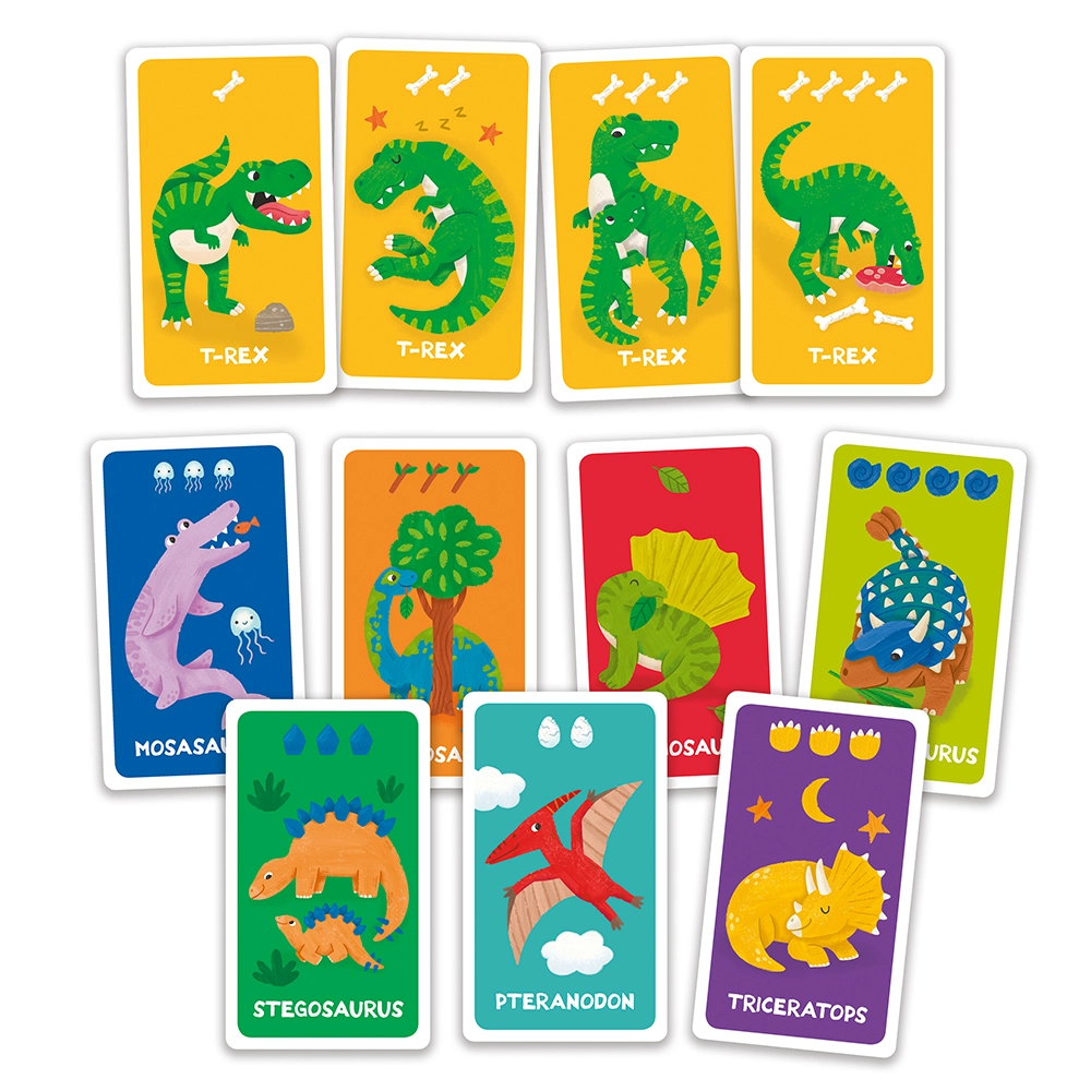 Dinosaur quartet for Magellan Verlag by Tamara Houtveen