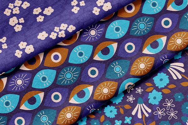 Surface pattern collection midnight dreams
