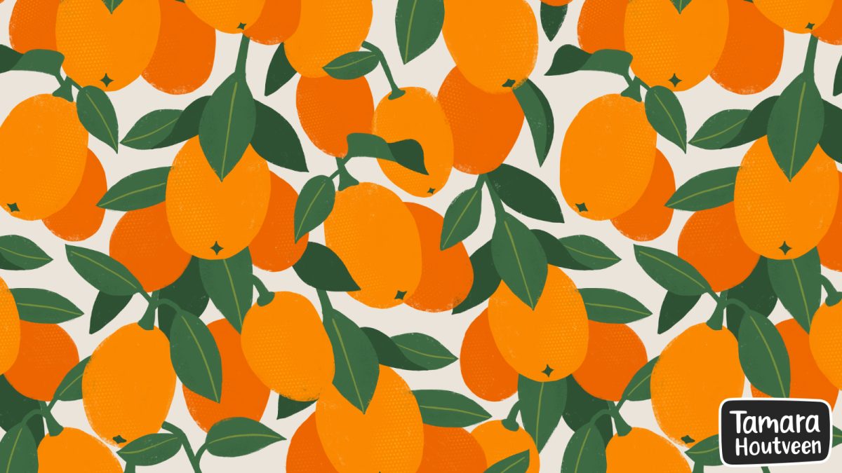 Kumquat surface pattern design